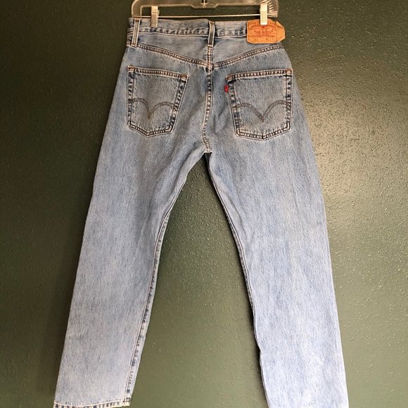 Levi’s Vintage 501s, 1990’s, Jeans, Button Fly, Size 32x30, Light Wash - Picture 1 of 9